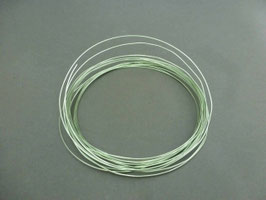 10 Blassgrüner Aluminiumdraht 0,8mm