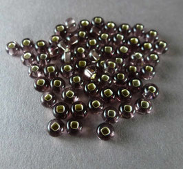 L17 Amethyst Silbereinzug; 4mm
