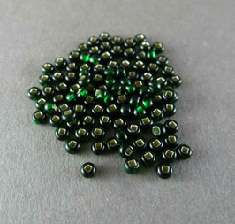 Gr03b Dkl. Grün m. Silber, 2,3mm