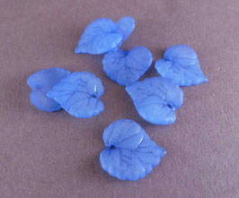10 Acrylblatt Blau matt