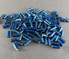 B19 Nachtblau Silbereinzug; 4,6mm