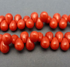 Tr04 Tropfenperlen rot opak