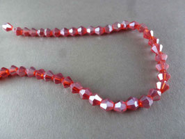 DK03 Rot silber., 6mm; Strang
