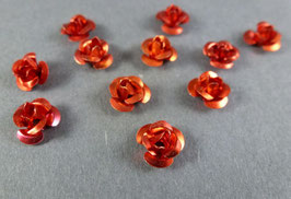 Ro03 Rose klein Rot 7mm