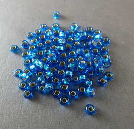 BT07 Dkl. Türkis m. Silber.; 3mm
