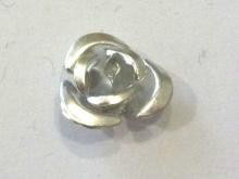 Ro05 Rose Silberfarben 12mm