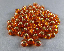 OR01 Dkl. Orange Silbereinzg.; 4mm