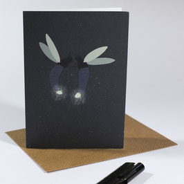 Love Light - eco greeting card / salute card