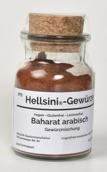 Baharat arabisch Gewürzmischung 90g Premium Hellsini®-Gewürze im Korkglas