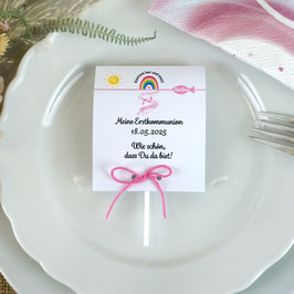 Lutscher Kommunion/Konfirmation, Design Kommt her und esst/Regenbogen