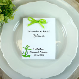 Fruchtgummi Hochzeit - Design "Anker groß"