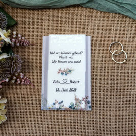 Freudentränen Taschentücher aus Pergamentpapier, Design "Boho"