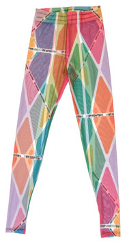 MADE TO ORDER | FLASH MESH LEGGINGS | HARLEQUIN