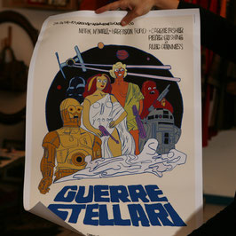 Poster "Guerre stellari"