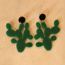 Orecchini plexiglass - Cactus