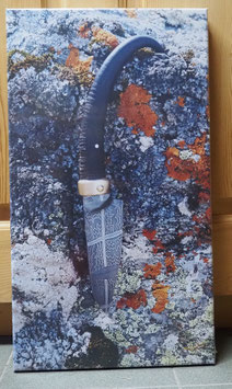 "Curtè sentimaint da patria" Fotodruck auf Leinwand 36x64 cm