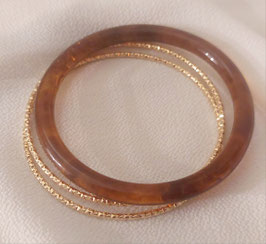 Bracelet acier et acétate