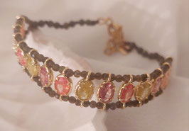 Bracelet ambre automnal