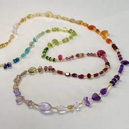 Rainbow Edelstein Armband