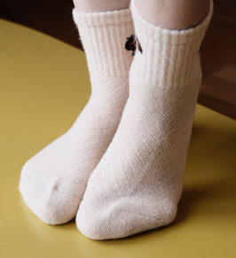 Socken aus Kamelwolle BEIGE