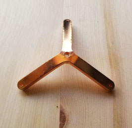Dodekaeder-Verbinder-Edelstahl-verkupfert