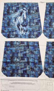 Taschen-Panel "Denim Pferd"