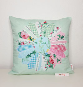 Patchwork-Kissenhülle Dresdner Teller