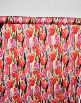 Viskose Jersey Tulpen