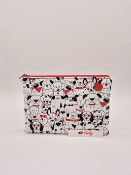 Kosmetiktasche lustige Hunde