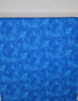 Patchworkstoff Batik Schatten Blasen blau