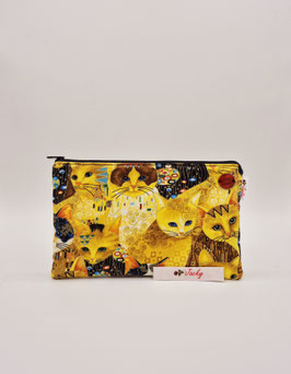 Kosmetiktasche Glitzerkatzen