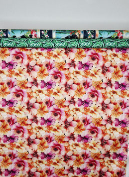 Patchwork Stoff Blumen Blüte
