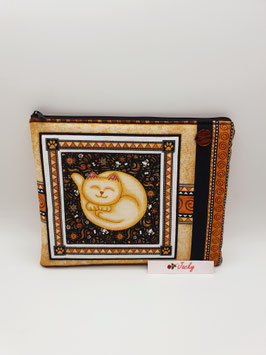Kosmetiktasche Katze schlafend