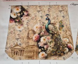 Taschen-Panel "Peacock fantasy world"