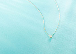 Buguette Cut Diamond Necklace