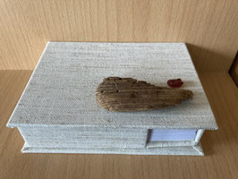 Zettelkasten Natur - Holz und  Bernstein, Einzelanfertigung