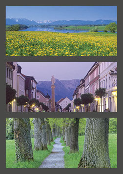 Postkarte "Riegsee | Murnau | Kottmüllerallee"