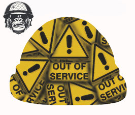 OUT OF SERVICE AIRBORNE - NEW DESIGN