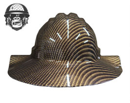 CARBON FIBRE GOLD Broadbrim