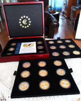 The first mint of the euro countries in fine silver and pure gold.
