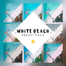 9 Lightroom Presets - WHITE BEACH