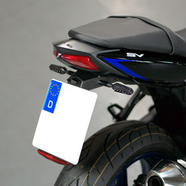 Suzuki SV 650 Kennzeichenhalter-Set inkl. 4x LED-Lauflicht-Blinker SORA