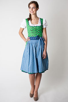 Dirndl in grün blau  in Größe 34 von der Marke Almsach zu verkaufen. UVP 180 EUR