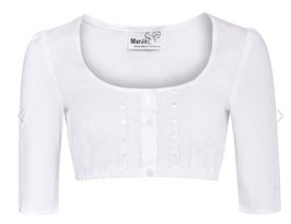 Trachtenbluse Gr. 44 von Marjo, Ärmel und Rücken stretchig, Neupreis 33 EUR