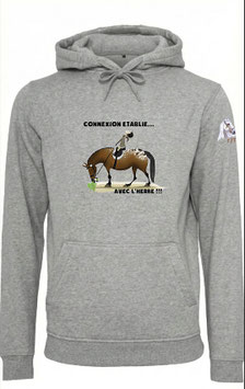 Sweat qualité + / Connexion avec l'herbe !