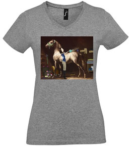 T-shirt col en "V" - Géricault pansage