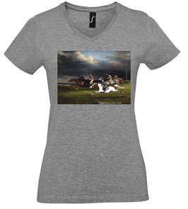T-shirt col en "V" - Derby d'Epsom