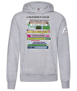 Sweat à capuche standard - La bibliothèque du cavalier