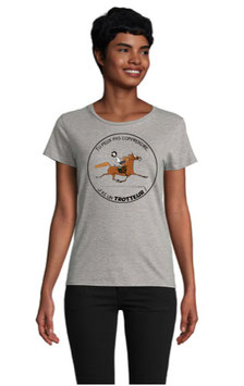T-shirt col en "V" - Trotteur personnalisable