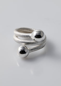 Silber Ring "Duo" - 925 Sterlingsilber